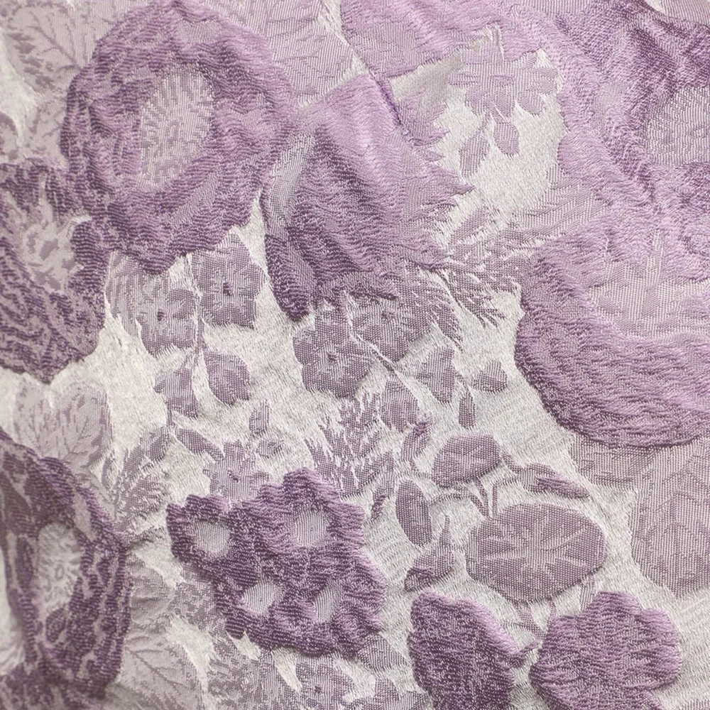 NWT Lulu's Lavender Floral Jacquard Strapless Mini Dress Size M - Picture 3 of 9